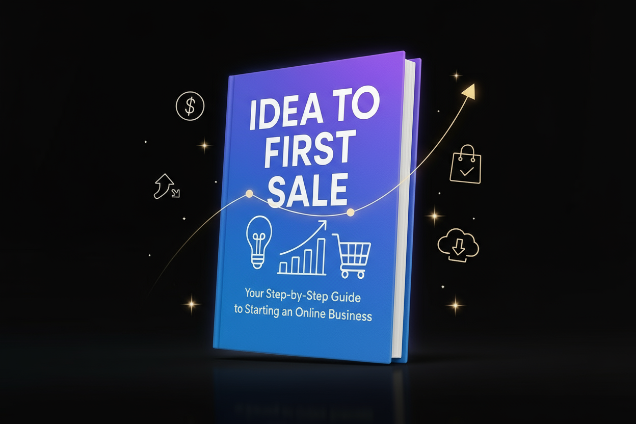 Idea to First Sale - črno ozadje
